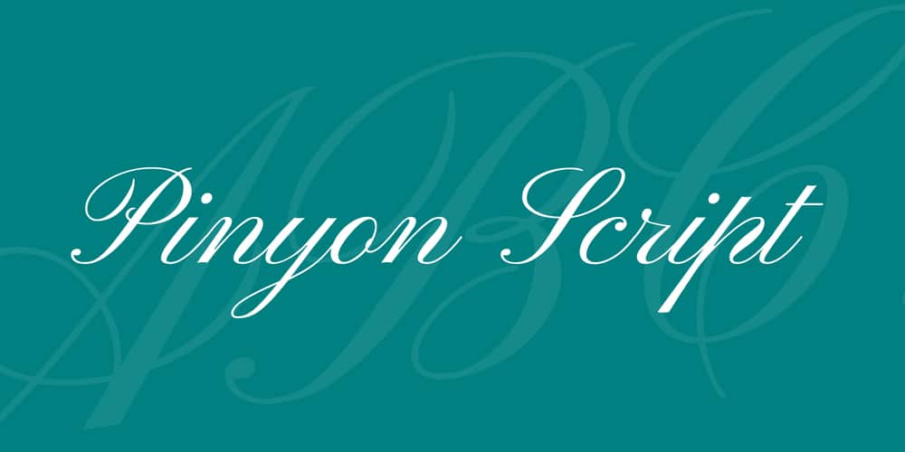 Free Calligraphy Fonts 54 Pinyon-Script-Font