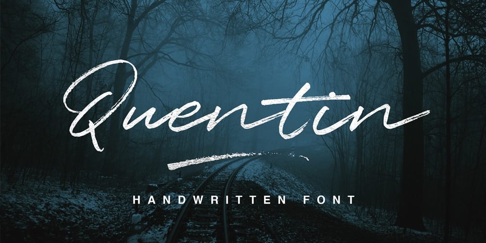 Free Calligraphy Fonts 95 Quentin Script Typeface