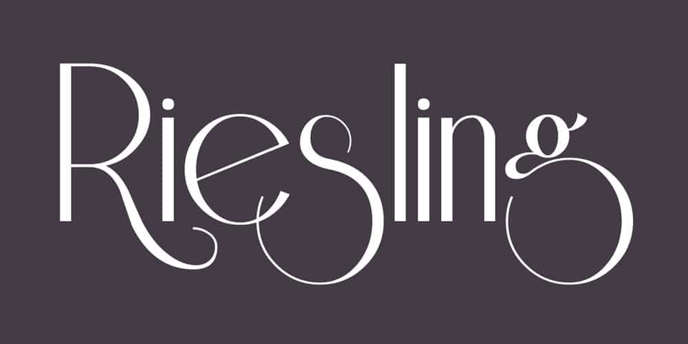 Free Calligraphy Fonts 83 Riesling