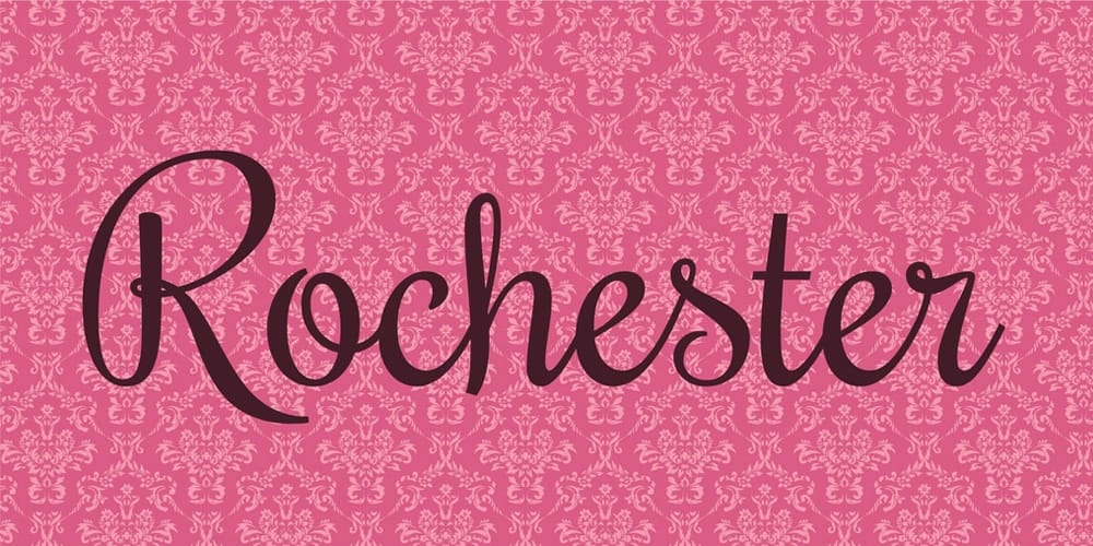 Free Calligraphy Fonts 84 Rochester Font