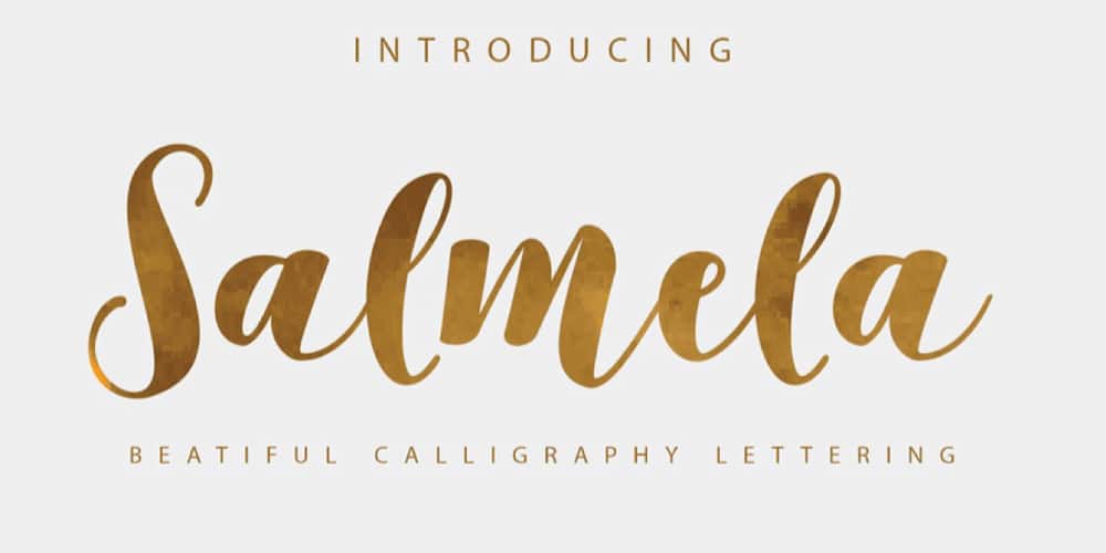 Free Calligraphy Fonts 45 Salmela Calligraphy Typeface