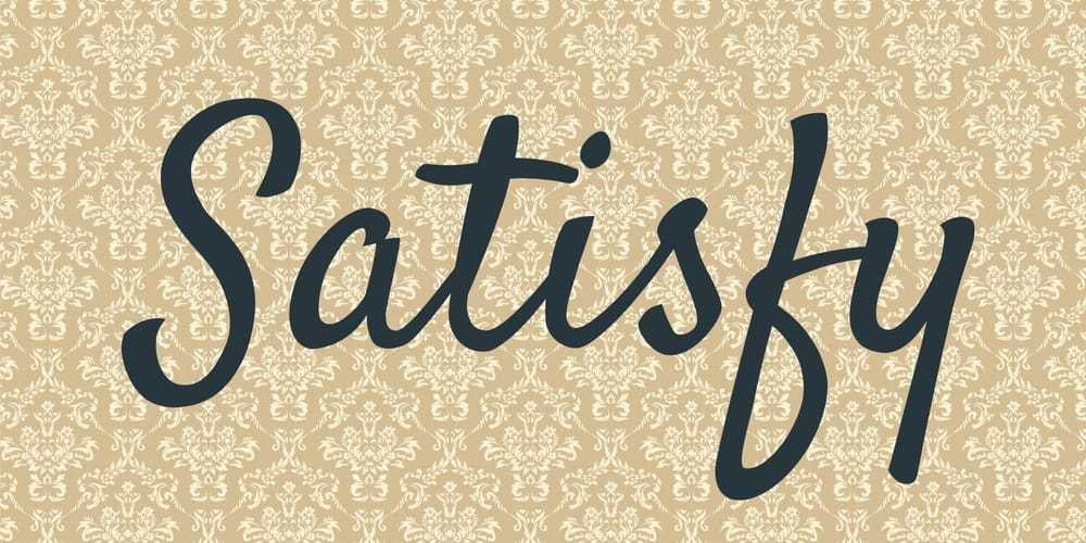 Free Calligraphy Fonts 81 Satisfy Font