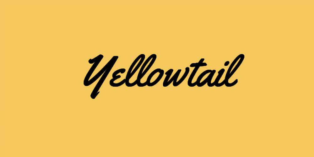 Free Calligraphy Fonts 70 Yellowtail Font