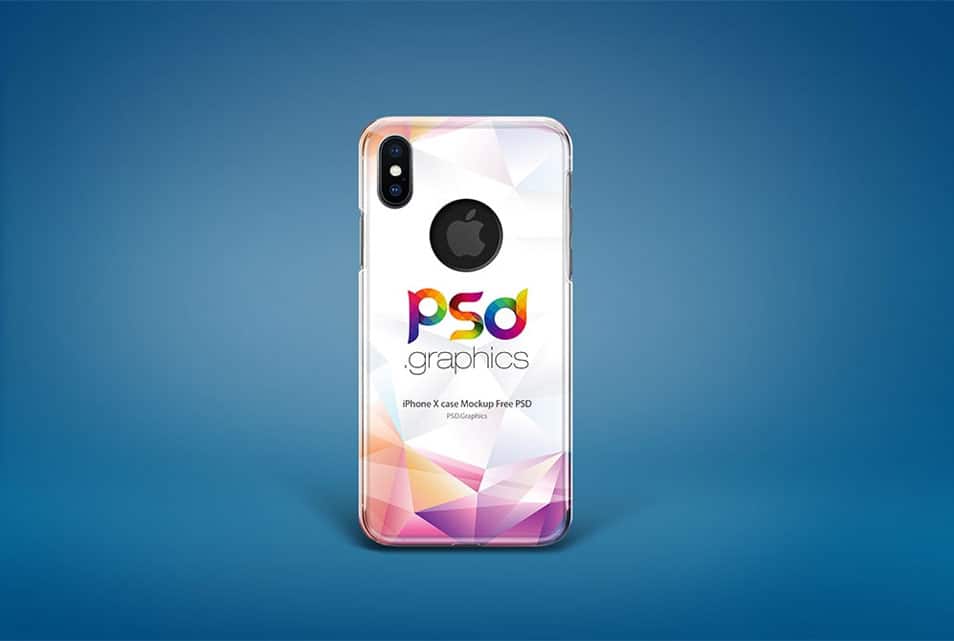 iPhone X Case Mockup Free PSD 2 iPhone X Case Mockup Free PSD