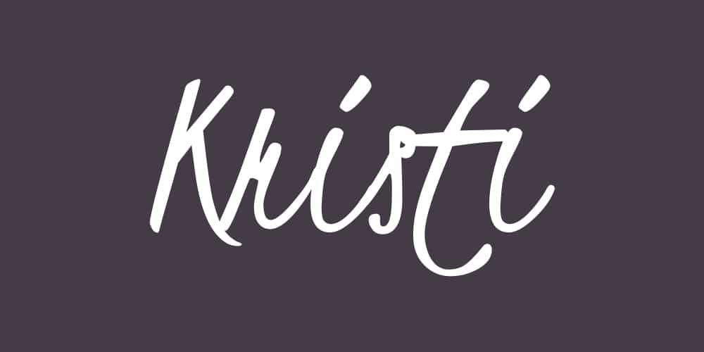 Free Calligraphy Fonts 55 kristi