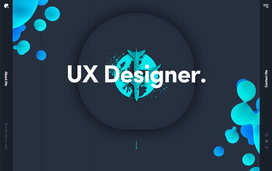 Beautiful Portfolio Website Designs for Inspiration 2 Andy Patrick Design