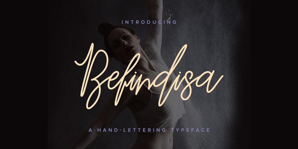 Free Calligraphy Fonts 126 Befindisa Script Font