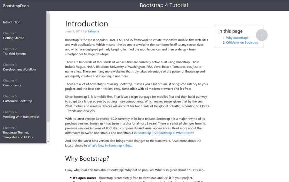 Learn Bootstrap 4 : Tutorials, Courses, Articles, Books & Cheat Sheets 4 Bootstrap 4 Tutorial | BootstrapDash