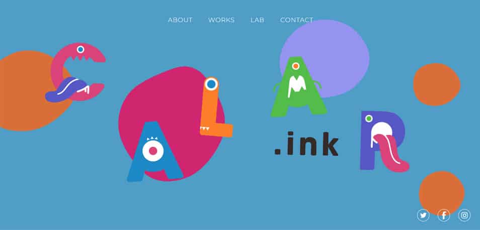 Beautiful Portfolio Website Designs for Inspiration 17 CALAR.ink