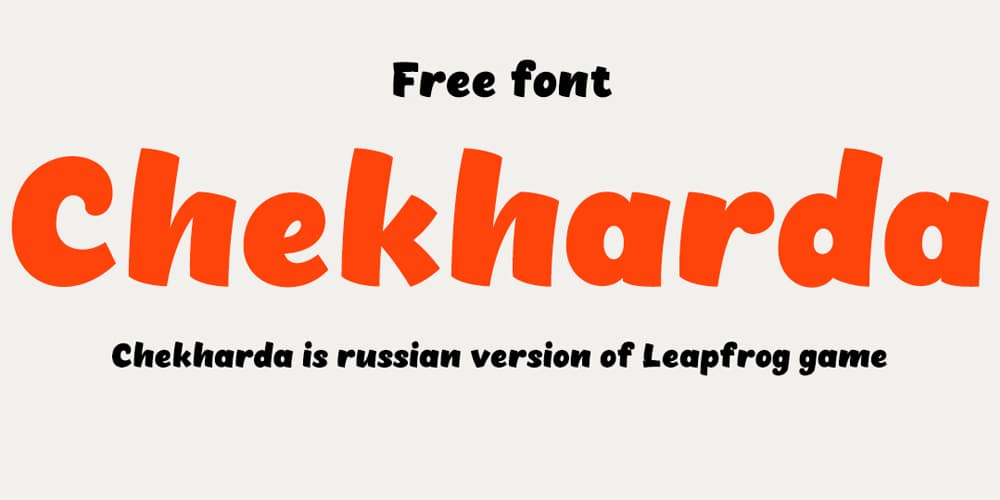 Chekharda Font