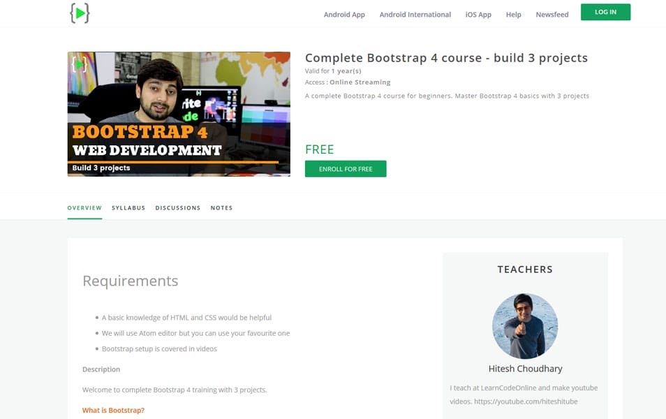 Learn Bootstrap 4 : Tutorials, Courses, Articles, Books & Cheat Sheets 17 Complete Bootstrap 4 Course | LearnCodeOnline