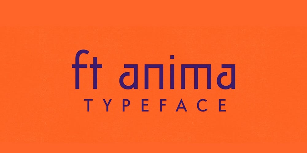 FT Anima Sans Serif Font