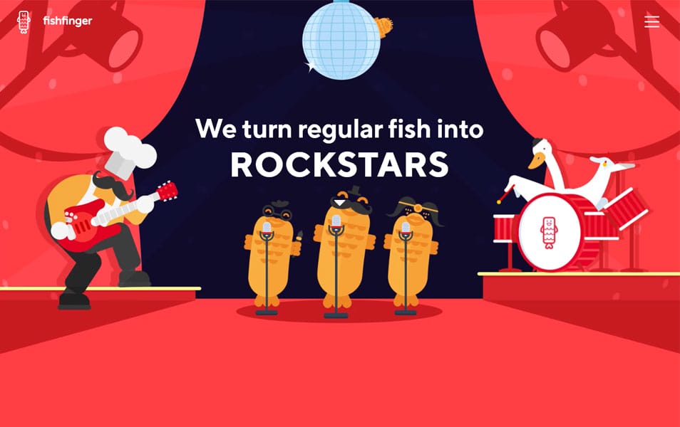 Beautiful Portfolio Website Designs for Inspiration 15 Fishfinger Creative Agency