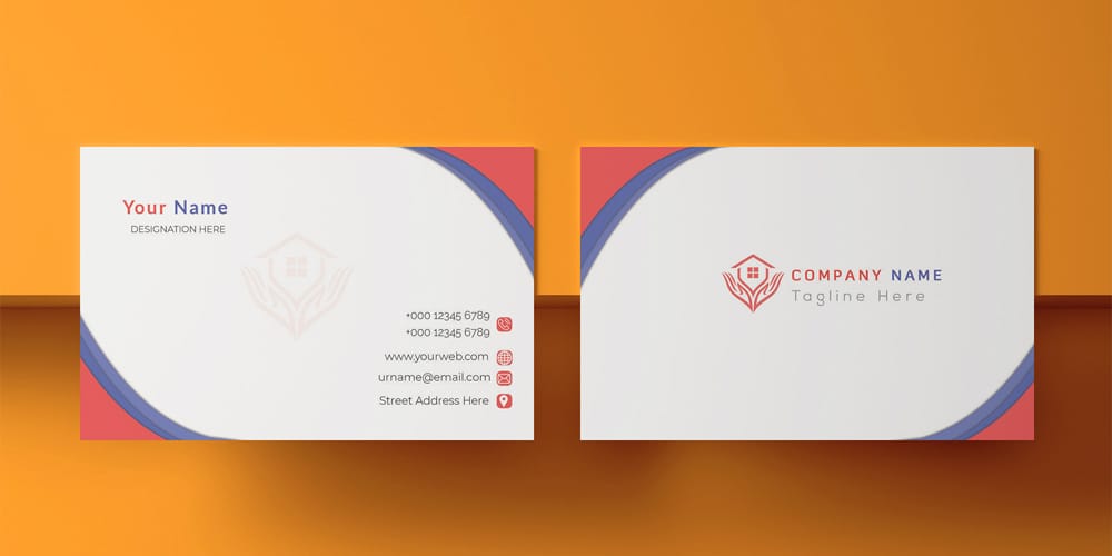 Free Business Card Print Design PSD