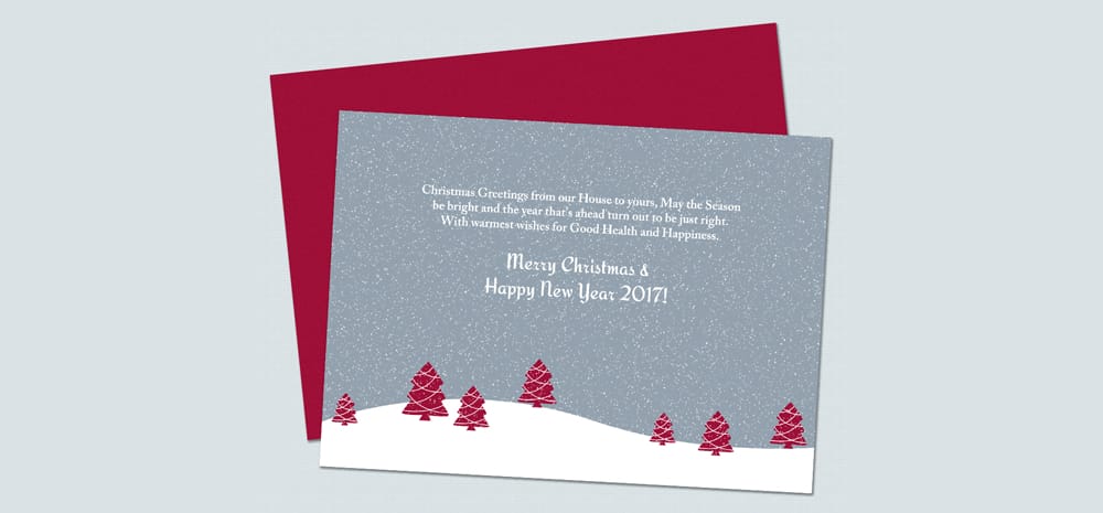 Free Christmas Card PSD