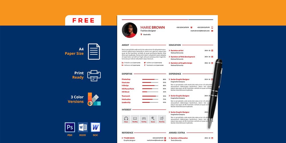 Free Resume Template