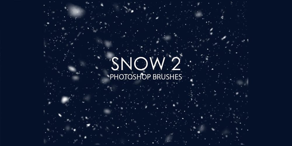 Free Snow Photoshop Brushes