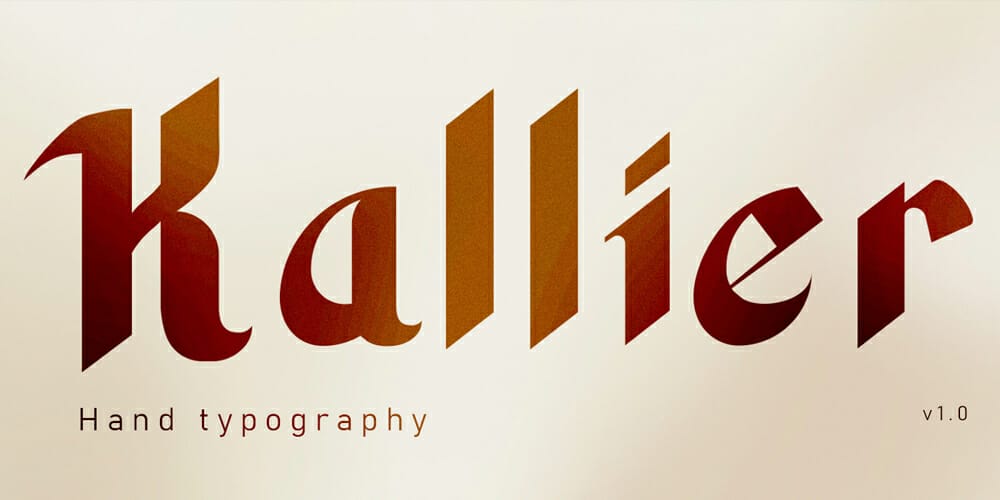 Free Calligraphy Fonts 121 Kallier Font
