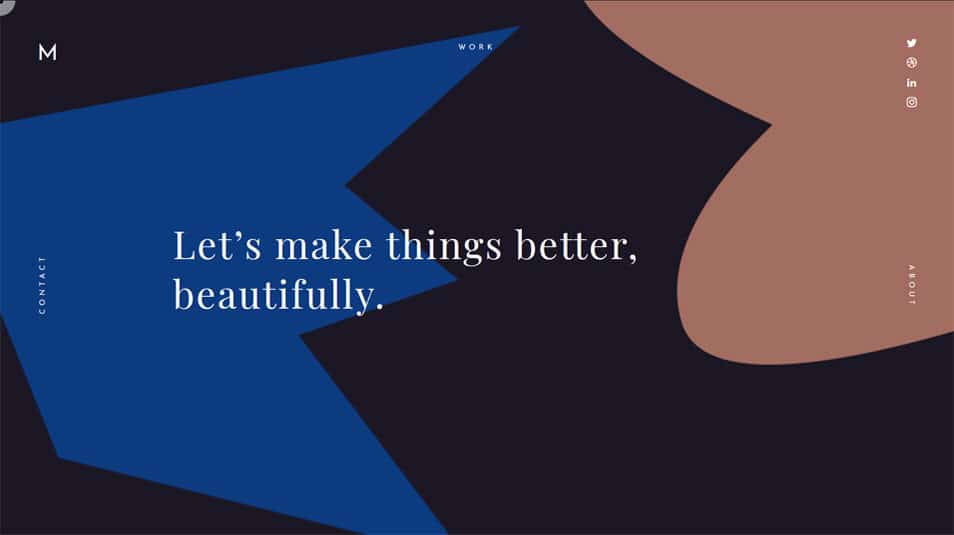 Beautiful Portfolio Website Designs for Inspiration 10 Michael Correy