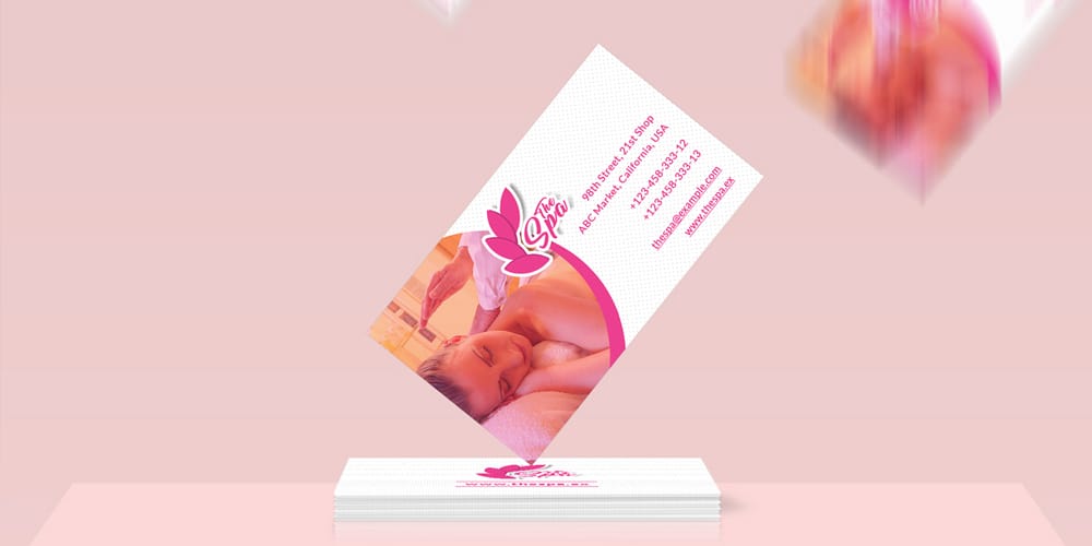 Minimal Business Card Mockup PSD