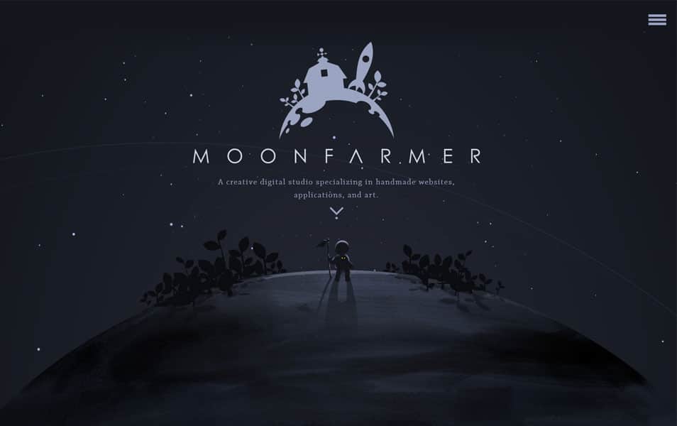 Beautiful Portfolio Website Designs for Inspiration 19 Moonfarmer