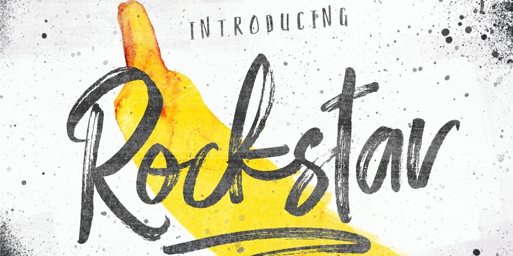 Free Calligraphy Fonts 137 Rockstar Font