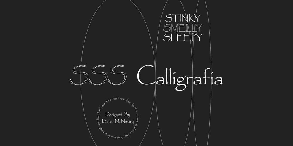 Free Calligraphy Fonts 67 SSS Calligrafia Typeface