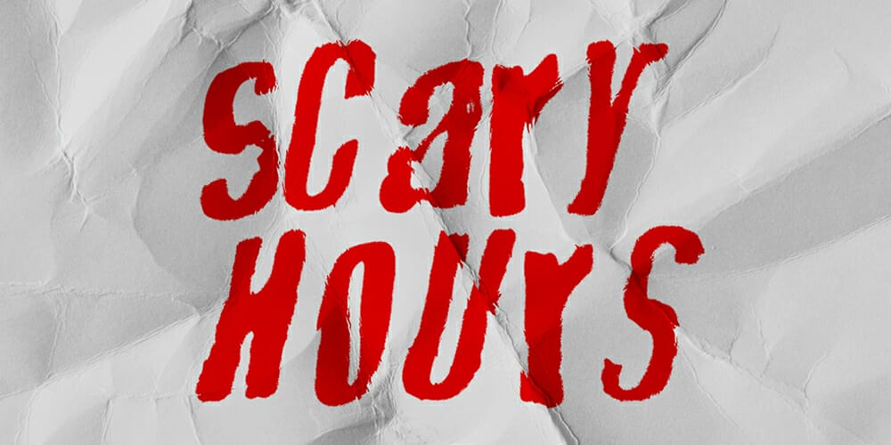 Free Calligraphy Fonts 114 Scary Hours