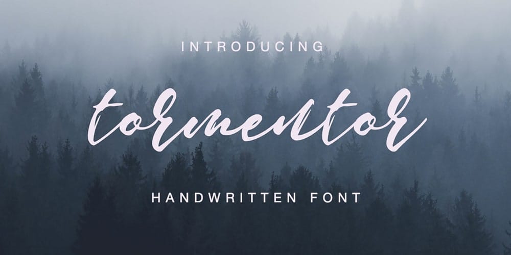Free Calligraphy Fonts 130 Tormentor Handwritten Font