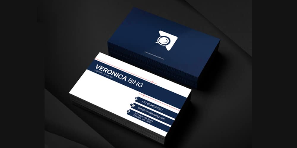 Assistant Manager Business Card Template PSD