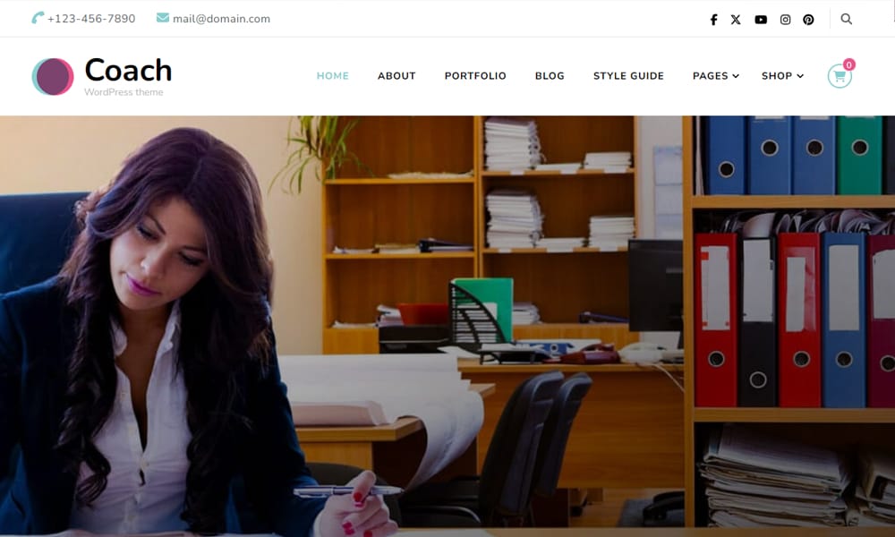 25+ Best Free Landing Page WordPress Themes 2025 31 Blossom Coach