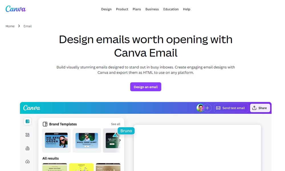 15+ Best Responsive Email Template Builders 2026 22 Canva Email Builder