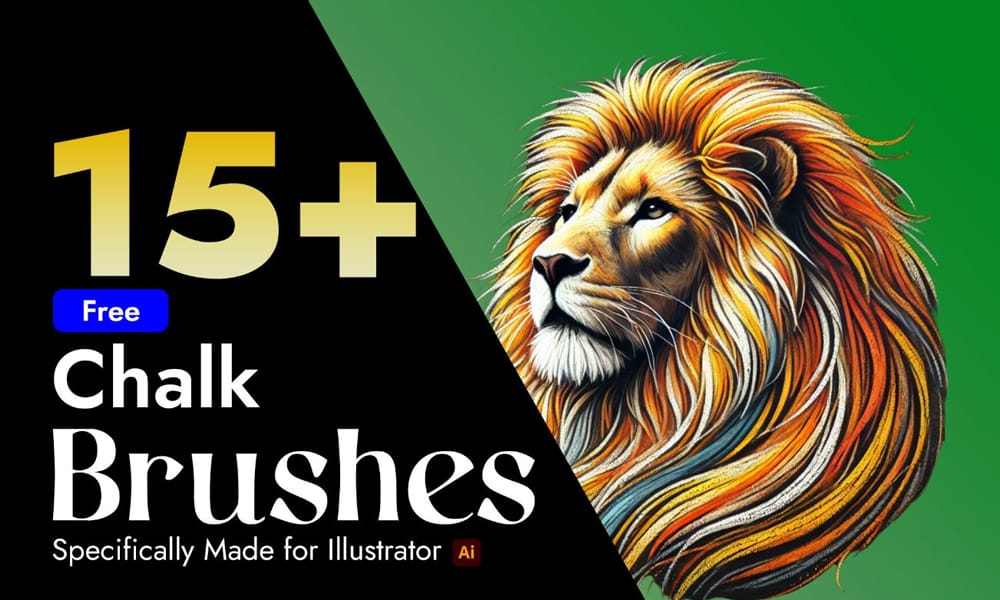 Free Brushes for Adobe Illustrator 55 Chalk Brushes for Illustrator