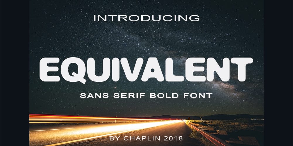 Equivalent Font