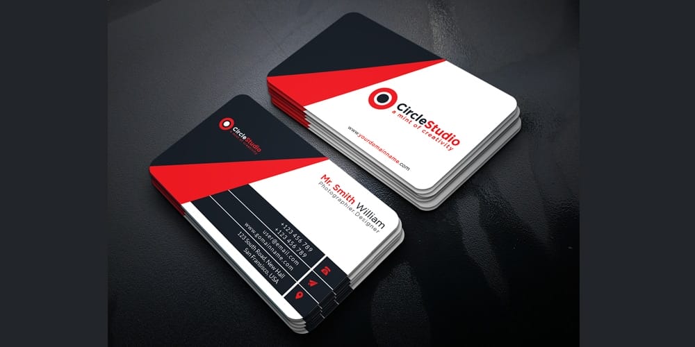 Free Business card Template PSD