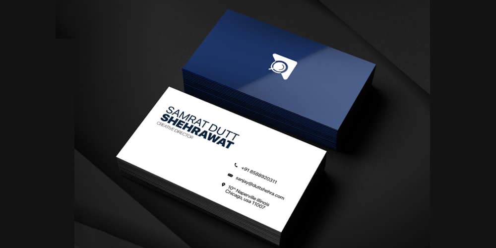 Free Creative Business Card Template PSD
