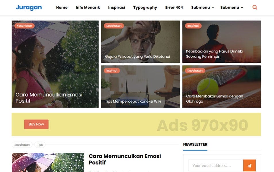 300+ Best Free Responsive Blogger Templates 2025 436 Juragan