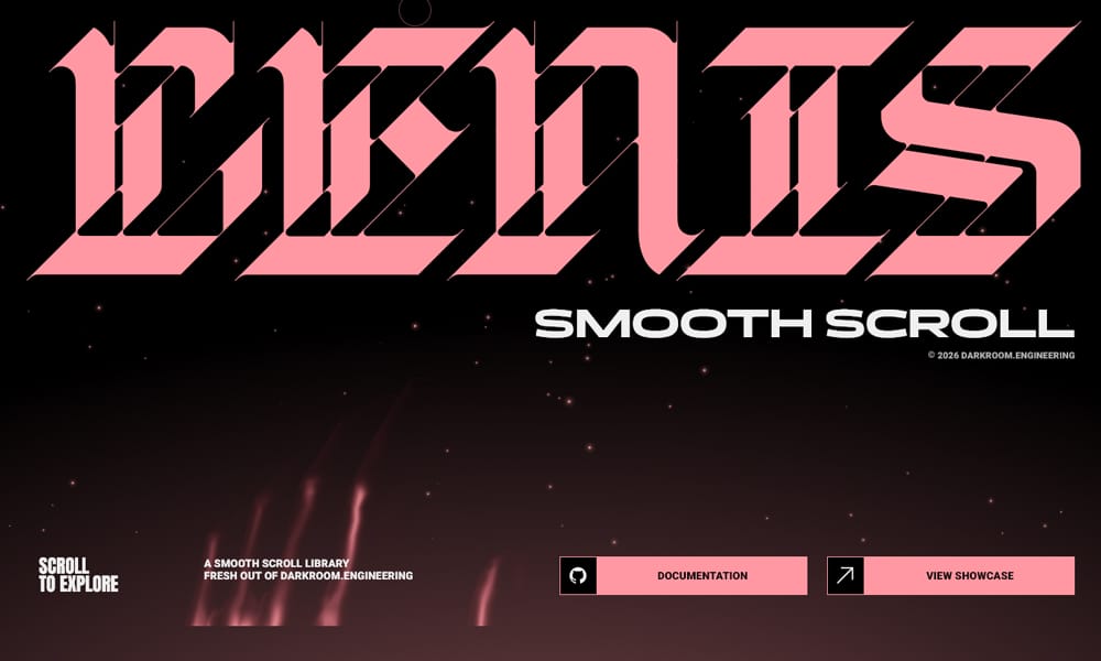50+ JavaScript Animation Libraries 2026 56 Lenis