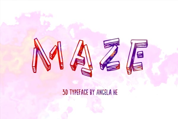 Maze Font