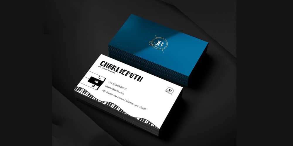 Musician Bussiness Card Template PSD