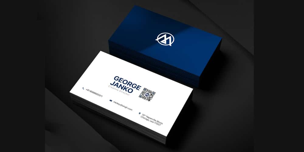 Official Business Card Template PSD