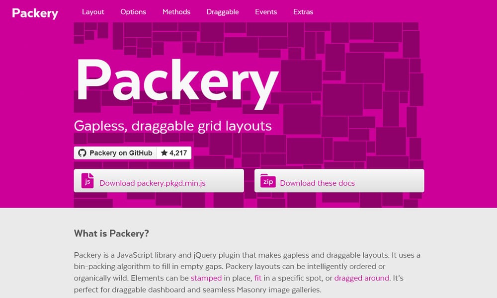 50+ Best jQuery Grid Plugins 37 Packery