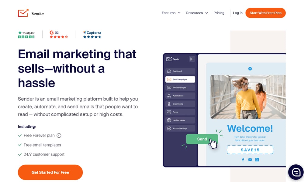 15+ Best Responsive Email Template Builders 2023 20 Sender