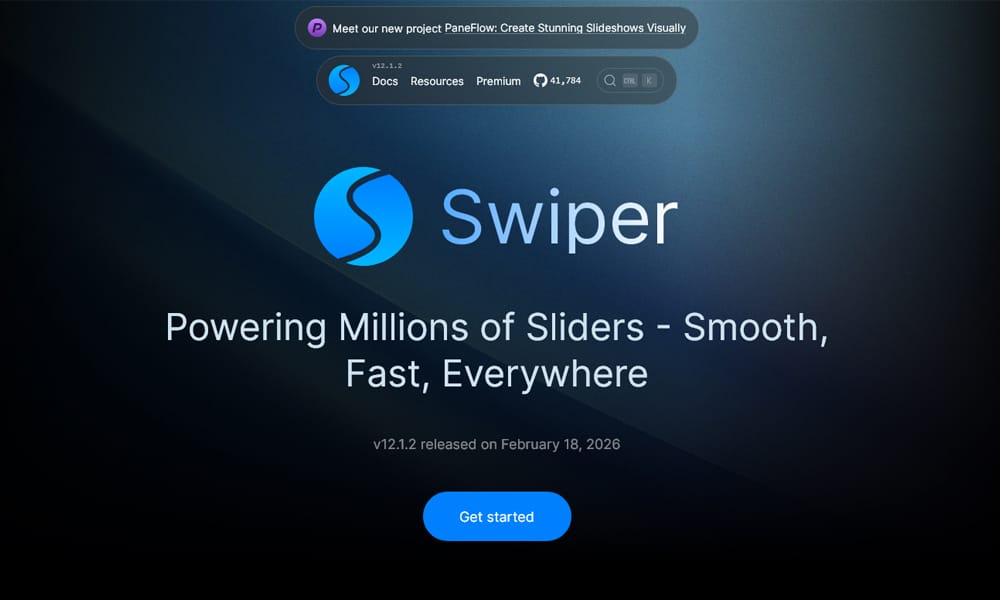 50+ JavaScript Animation Libraries 2026 51 Swiper.js