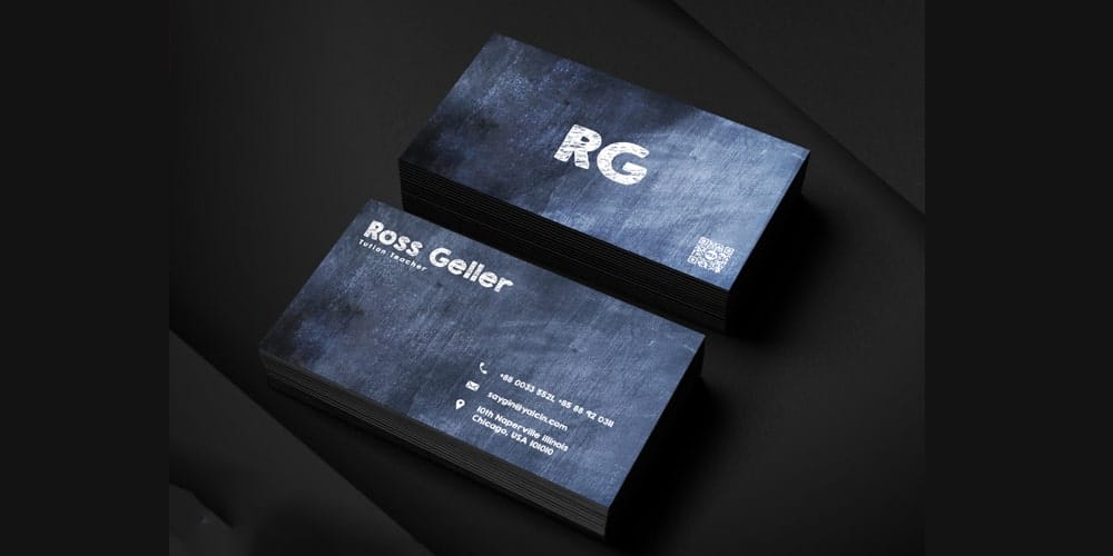 Tutor Business Card Template PSD