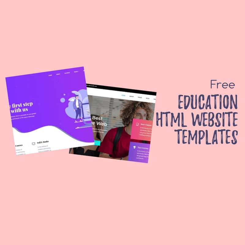 Free Education HTML Website Templates