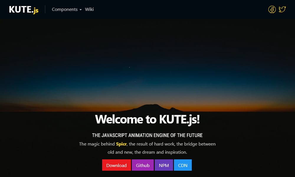 10 + JavaScript Text Effect Libraries 33 KUTE.js