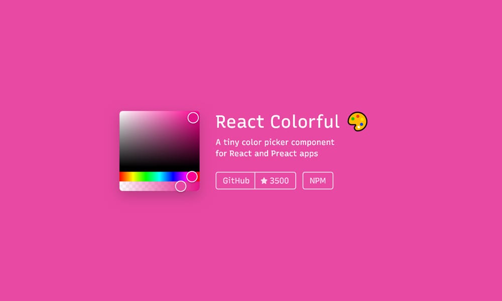 10+ Best Javascript Color Picker Libraries 33 React Colorful