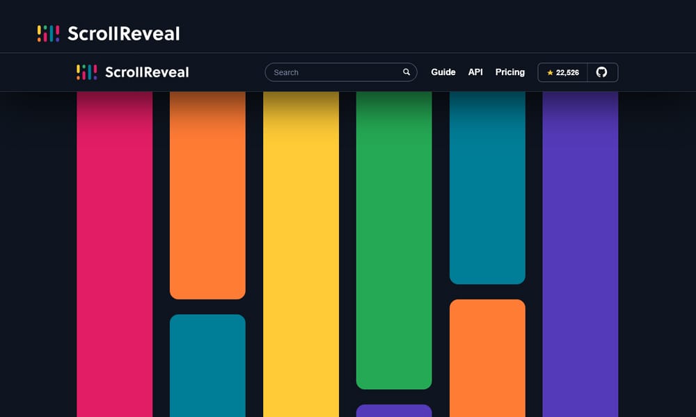 10 + JavaScript Text Effect Libraries 32 ScrollReveal