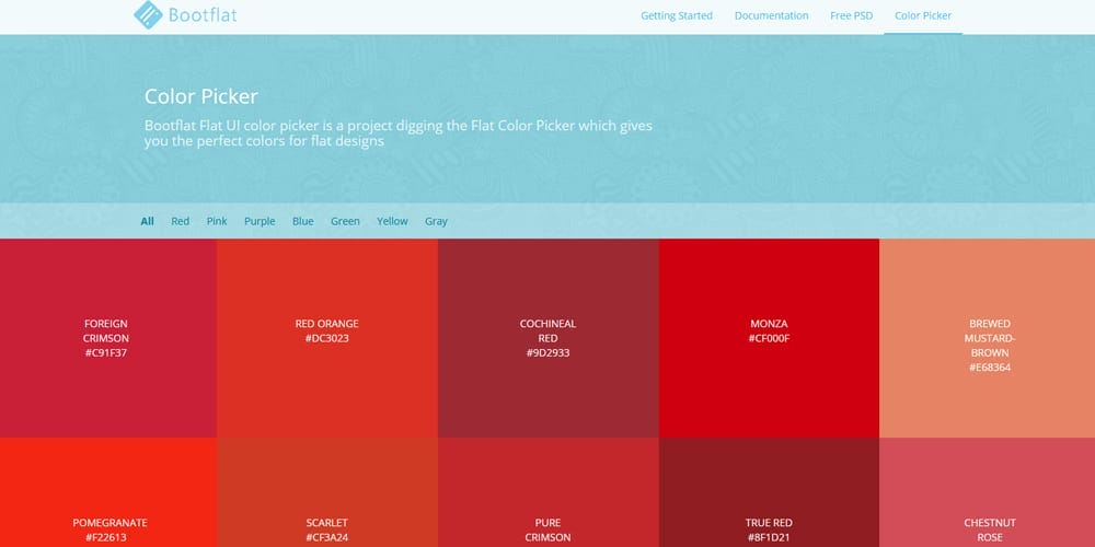 Complete Resources to Learn Color Theory 142 Bootflat Color Picker